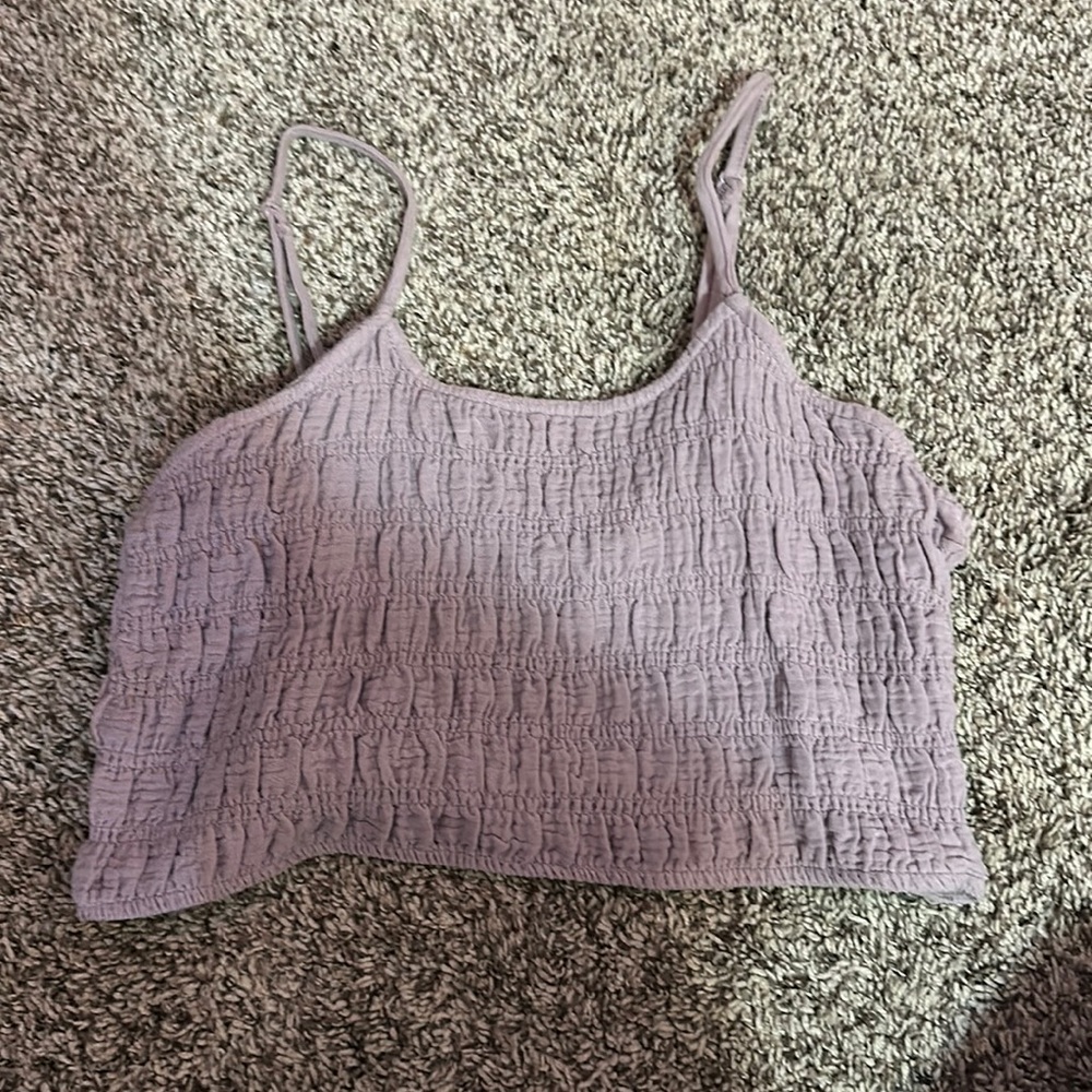 Pacsun purple crop tank NWOT